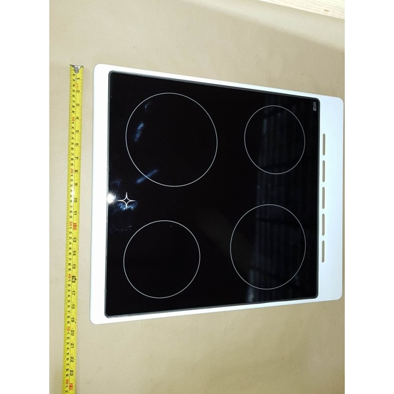 Ceramic top 50cm with white trim