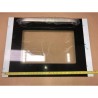 Complete Main Oven Door Black and Silver