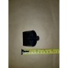 PLASTIC BLACK KNOB WITH INOX CAP