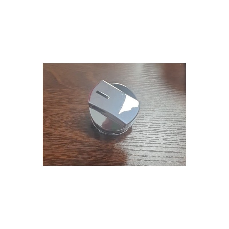 Control Knob Chrome with Black Indicator