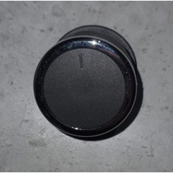 Black Control Knob Silver Rim