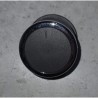 Black Control Knob Silver Rim