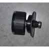 Black Control Knob Silver Rim