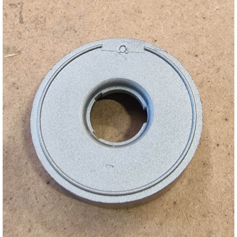 Silver Knob Ring with Temperature Markings