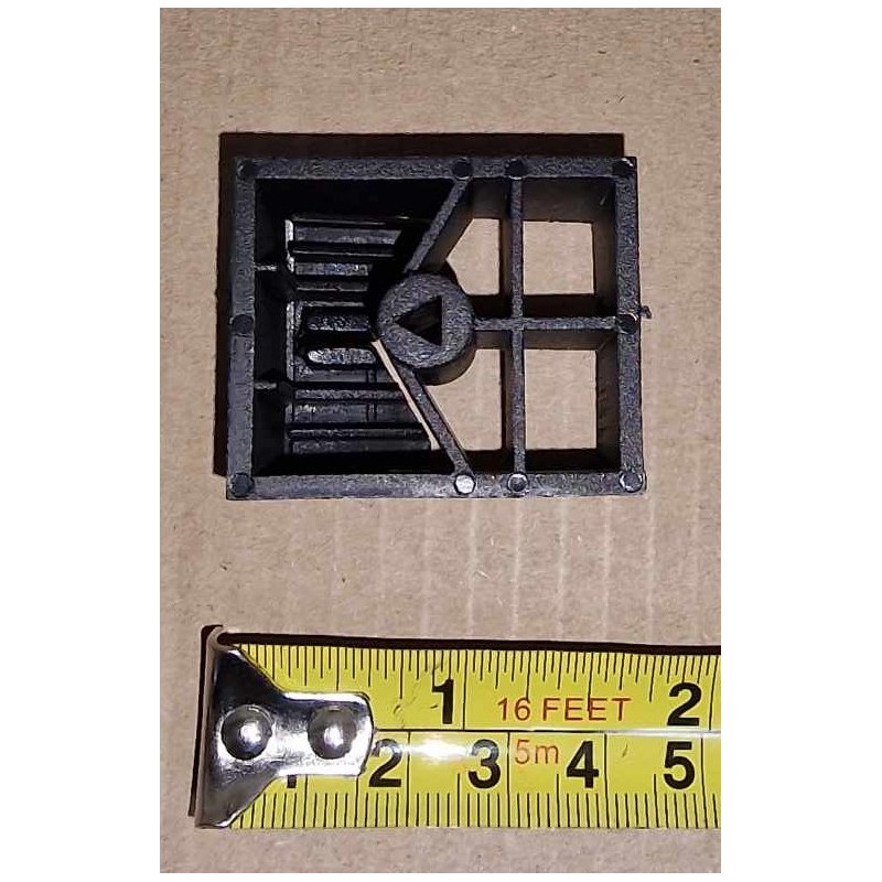 Handle Spacers Black Plastic twin pack