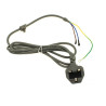 Power supply cord plug
