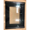 Complete Main Oven Door Black and Silver