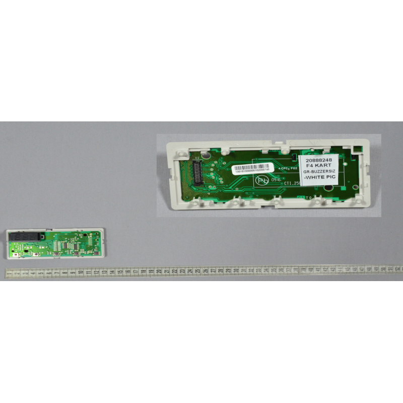 F4.CARD GR.WITHOUT BUZZER WHITE PIC